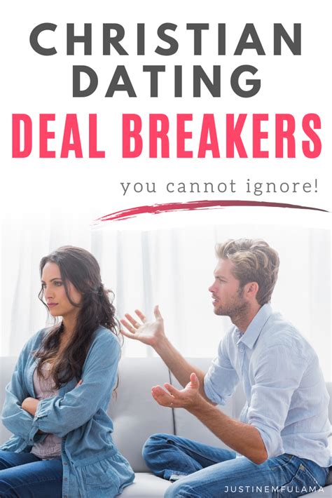 deal breakers in christian dating